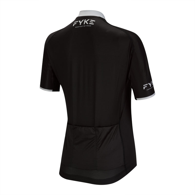 Boost Cycling SS Shirt Woman: Back of black cycling jersey for women