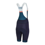 Culotte Boost Mujer - Espalda de azul marino, blanco y red culotte ciclismo mujer