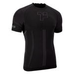 Camiseta deportiva unisex Fyke para correr Black Grey