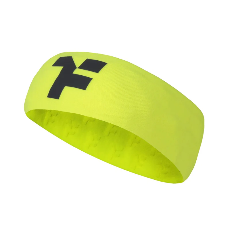 Boost Headband: Yellow Fluor Cinta de correr