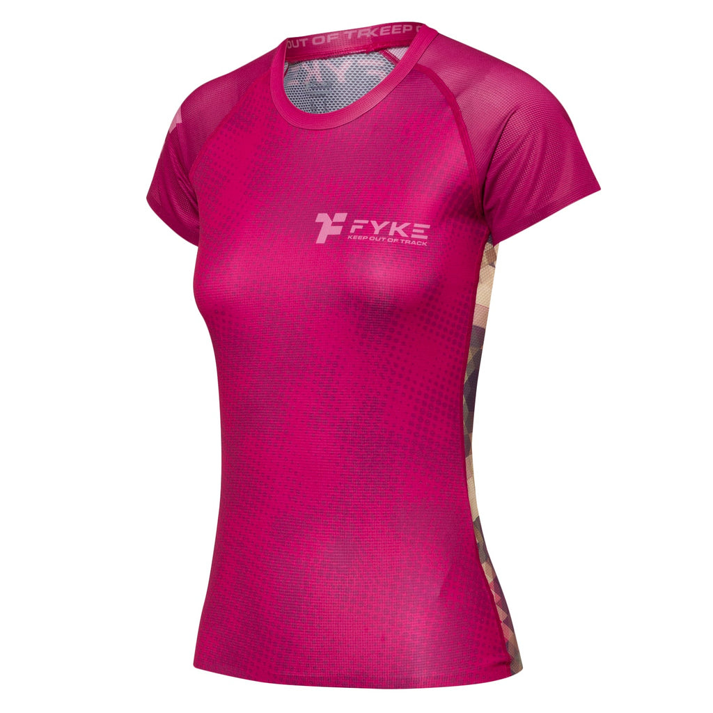 T-Shirt Boost One Woman - Pink Halftone T-shirt de desporto para mulher