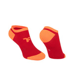 Meias Boost Ultra Low - Red/Salmon Fluor Invisible Socks