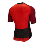 Boost Cycling SS Shirt Woman: Back of red cycling jersey for men