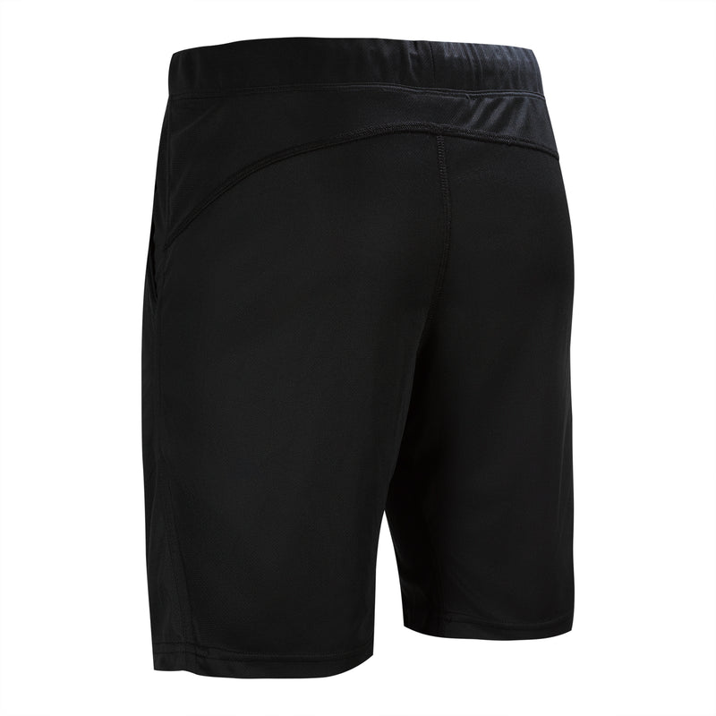 Back of Boost Unisex Shorts - Black casual training shorts