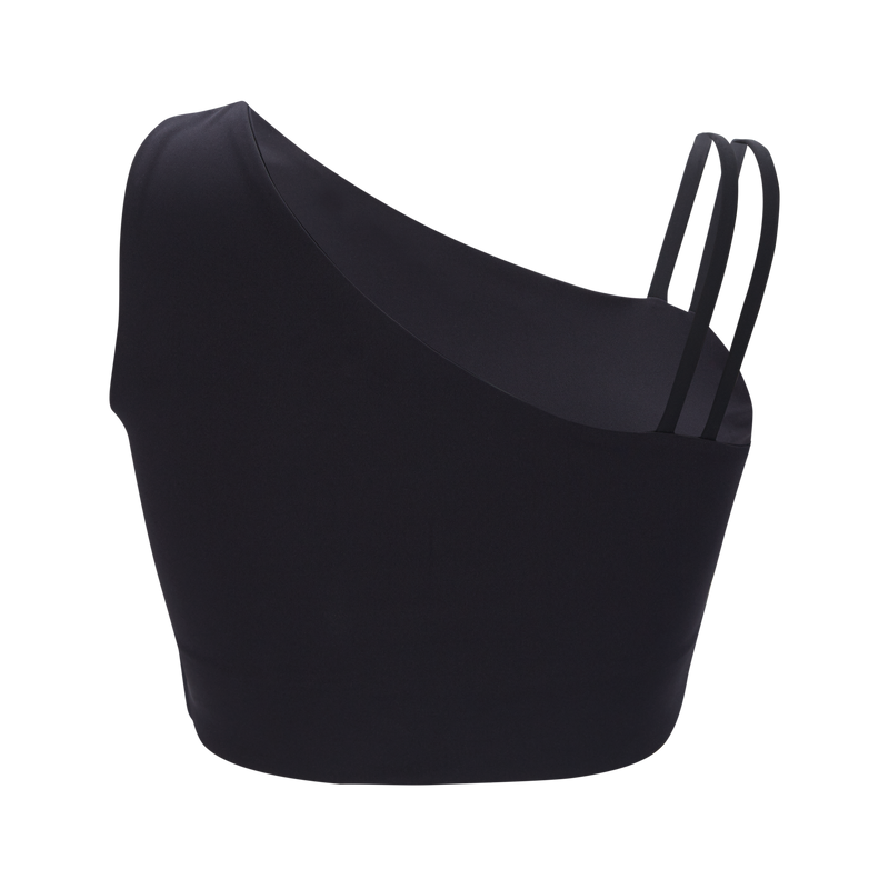 Back of Boost Woman Top - Black sports top