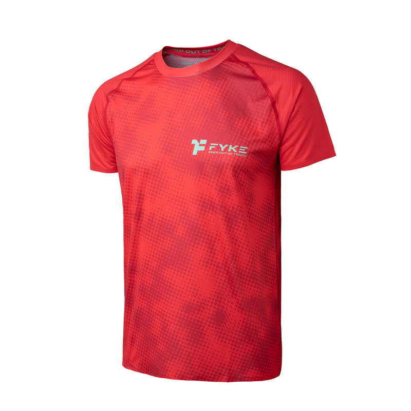 Running T Shirt for Trails, Roads & More: Red Halftone Boost One T-Shirt