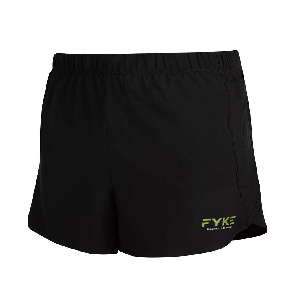 Running Shorts with integrated brief: Black Boost One Run Short